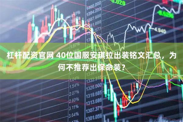杠杆配资官网 40位国服安琪拉出装铭文汇总，为何不推荐出保命装？