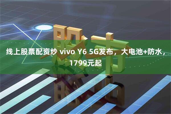线上股票配资炒 vivo Y6 5G发布，大电池+防水，1799元起